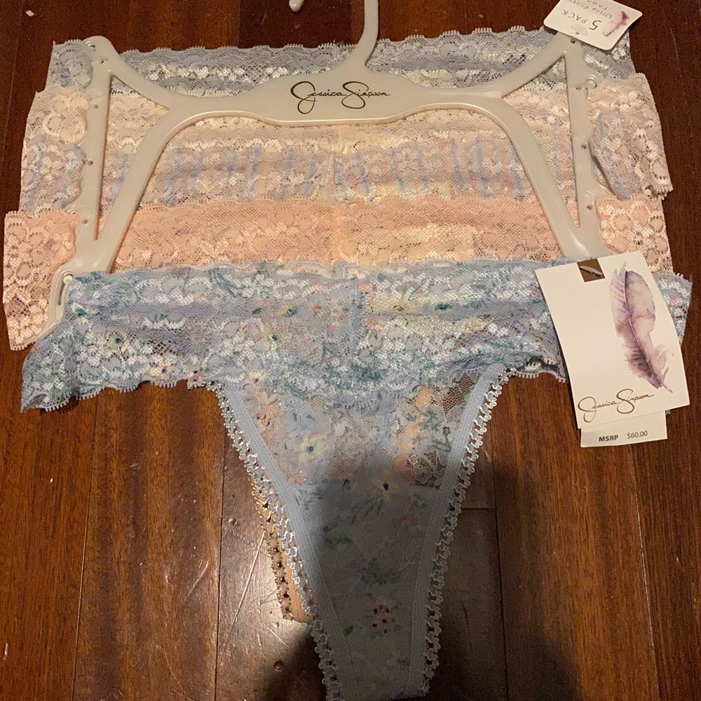 Jessica Simpson Lace Thongs